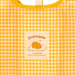 Japan Original Gudetama Gingham Reusable Tote Bag