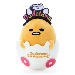 Japan Original Gudetama Plush Mascot Keychain (Gudetama Land Series)