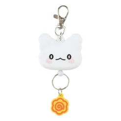 Japan Original Hanamaruobake Bestie Face Badge Reel