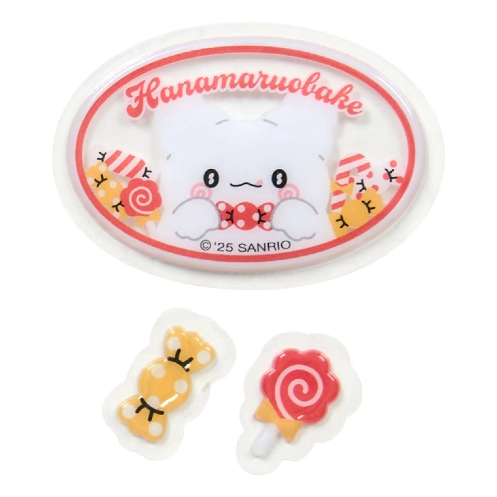 Japan Original Hanamaruobake 24-pc Mini Sticker Set (I Love Sweets Series)