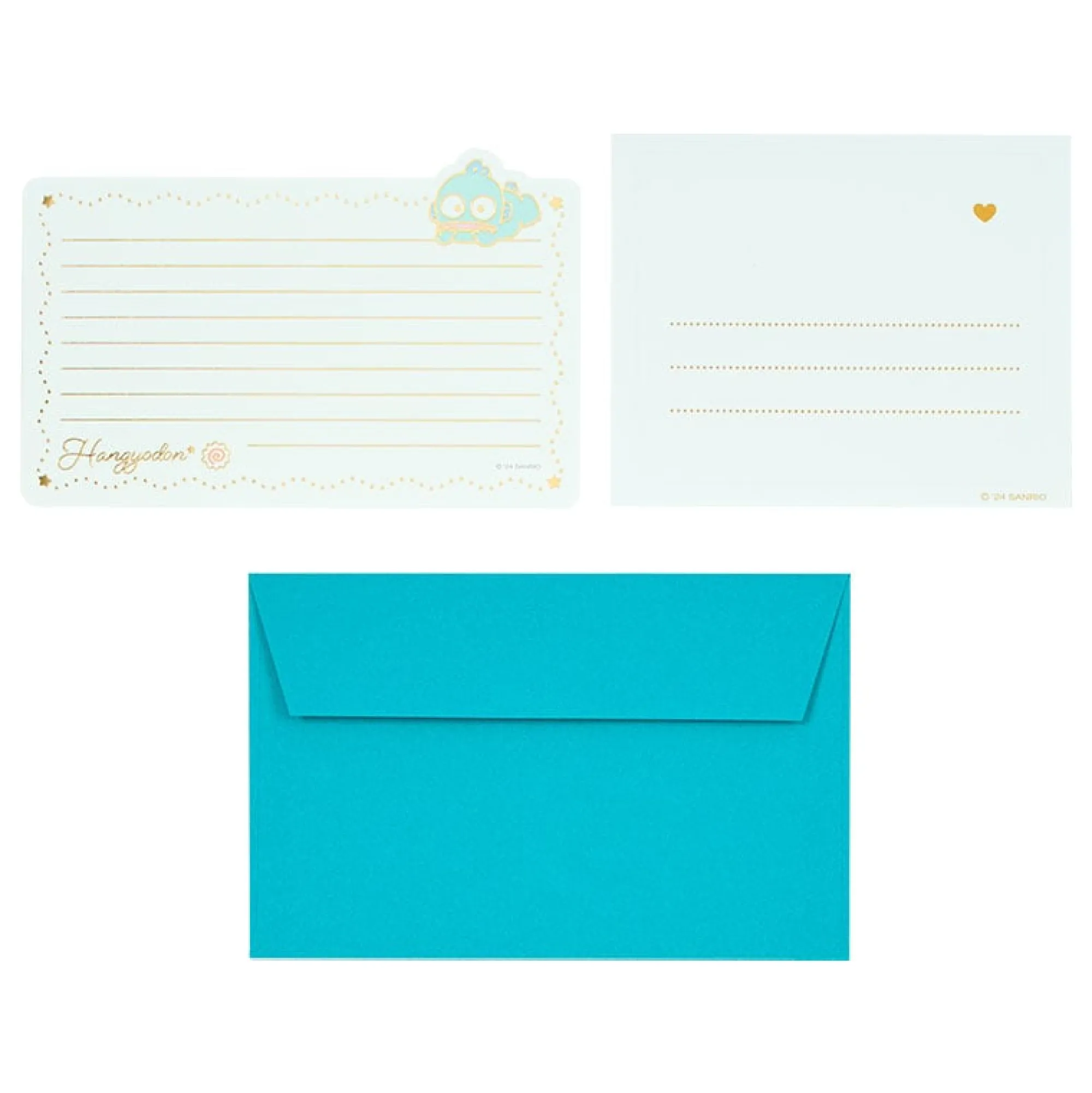Japan Original Hangyodon Classic Enclosure Letter Set