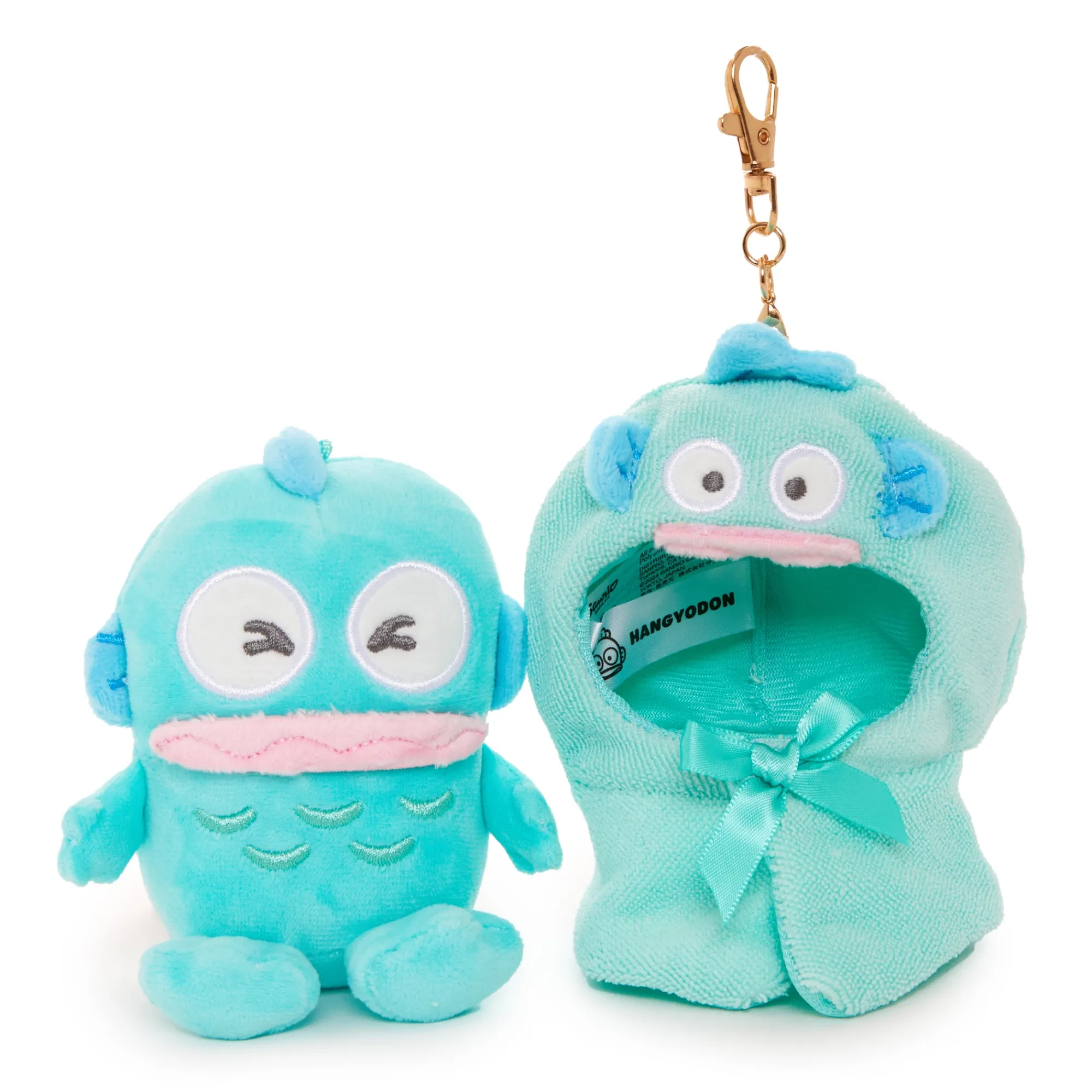Global Original Hangyodon Plush Mascot Keychain (Frightened Series)