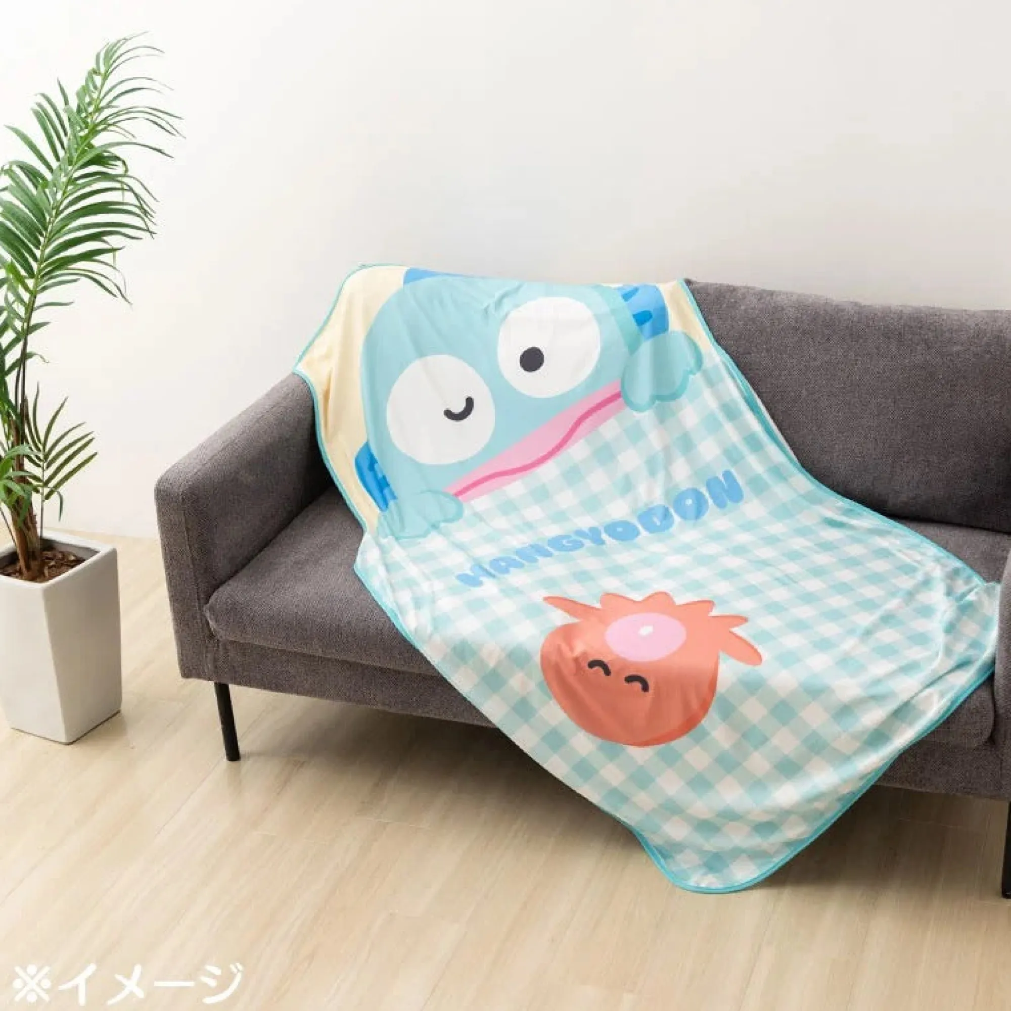 Japan Original Hangyodon Throw Blanket (Naptime Friends)