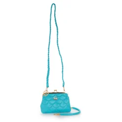 Global Original Hangyodon 2-Way Quilted Kiss Knob Handbag