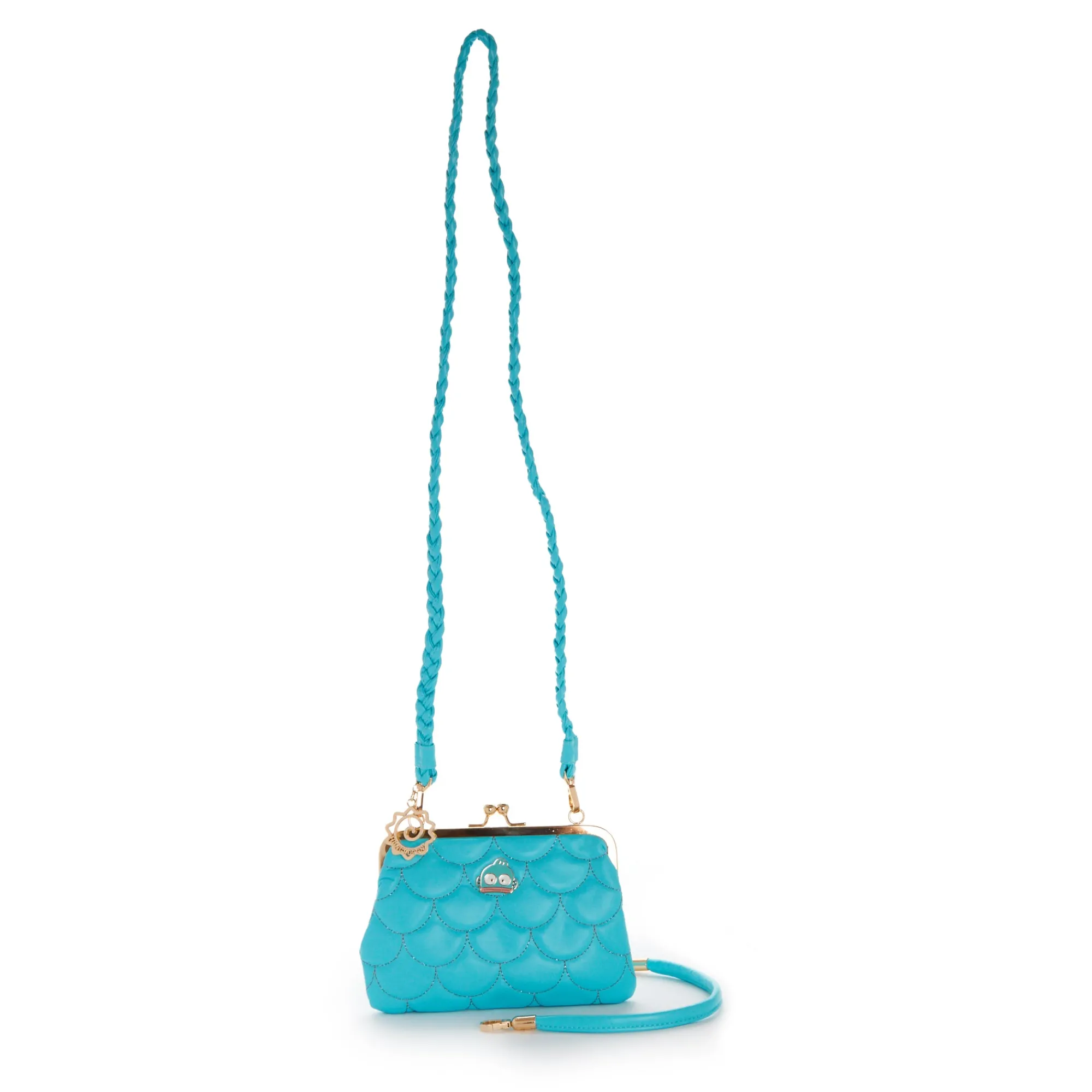 Global Original Hangyodon 2-Way Quilted Kiss Knob Handbag