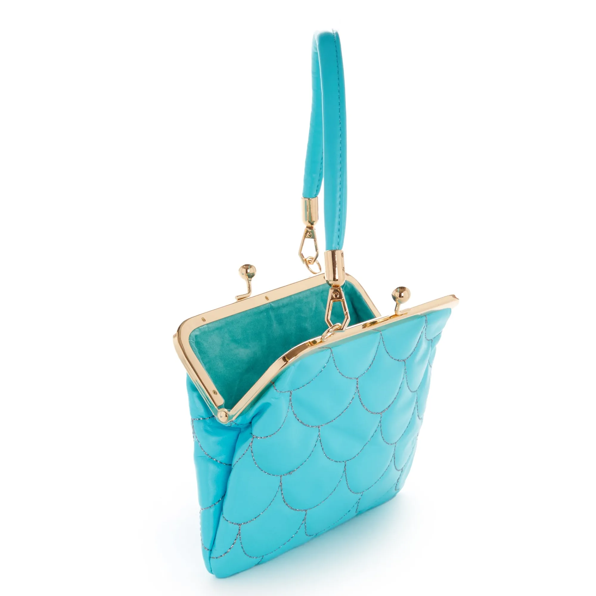 Global Original Hangyodon 2-Way Quilted Kiss Knob Handbag
