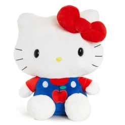 NAKAJIMA CORPORATION Hello Kitty 15" Blue Overalls Large Plush (Apples Series)