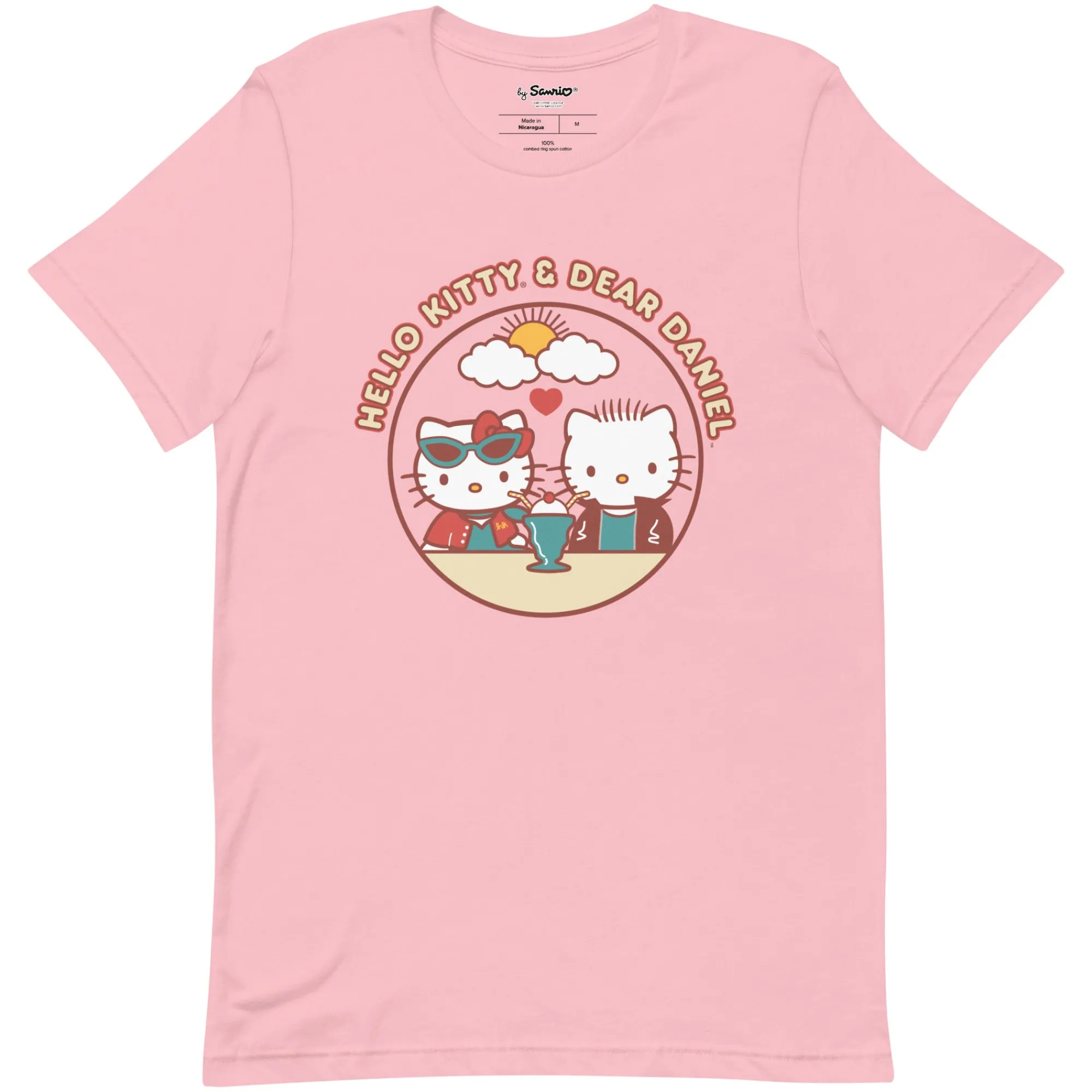 Printful Hello Kitty & Dear Daniel Milkshake Tee