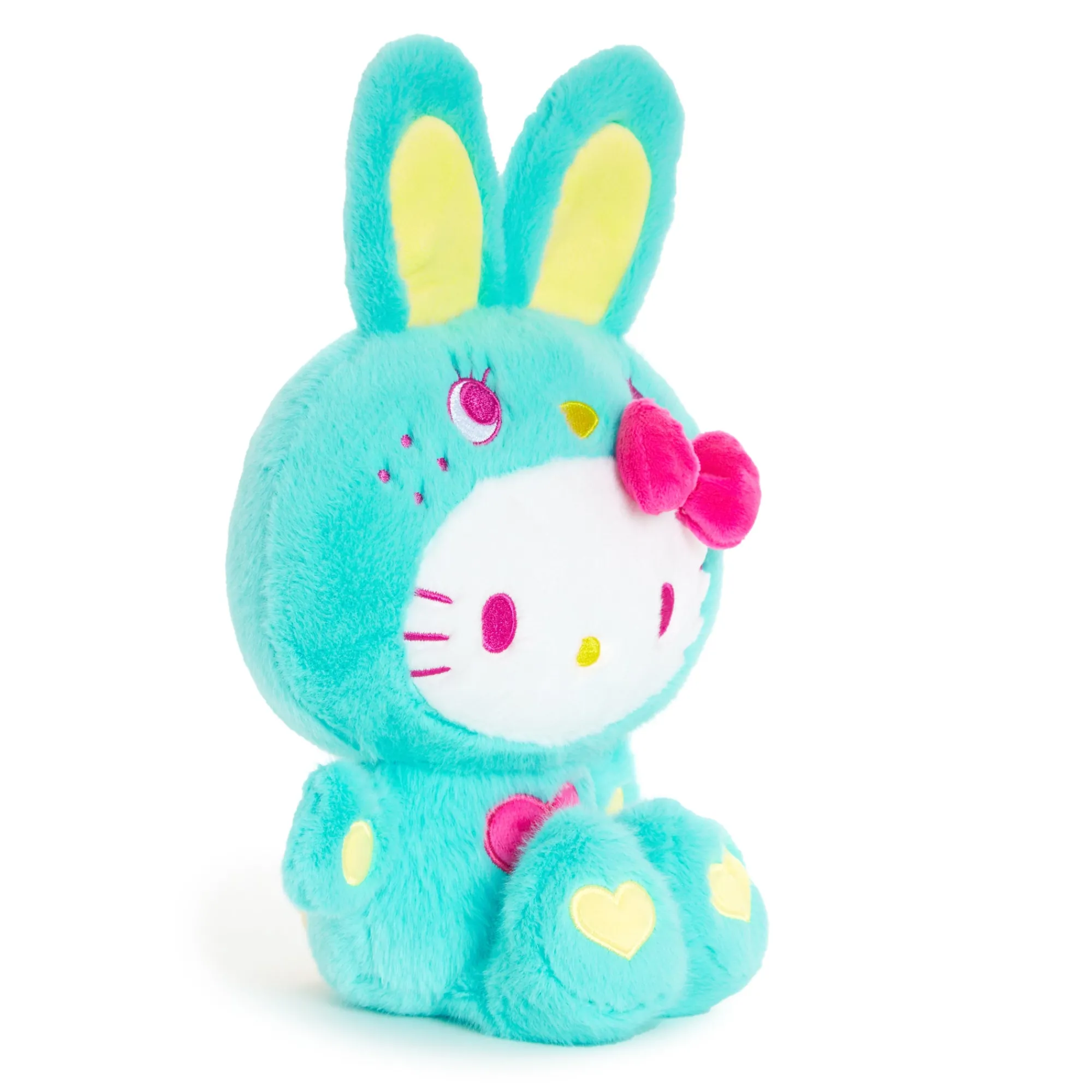 NAKAJIMA CORPORATION Hello Kitty 11" Green Plush (Colorful Bunny Series)