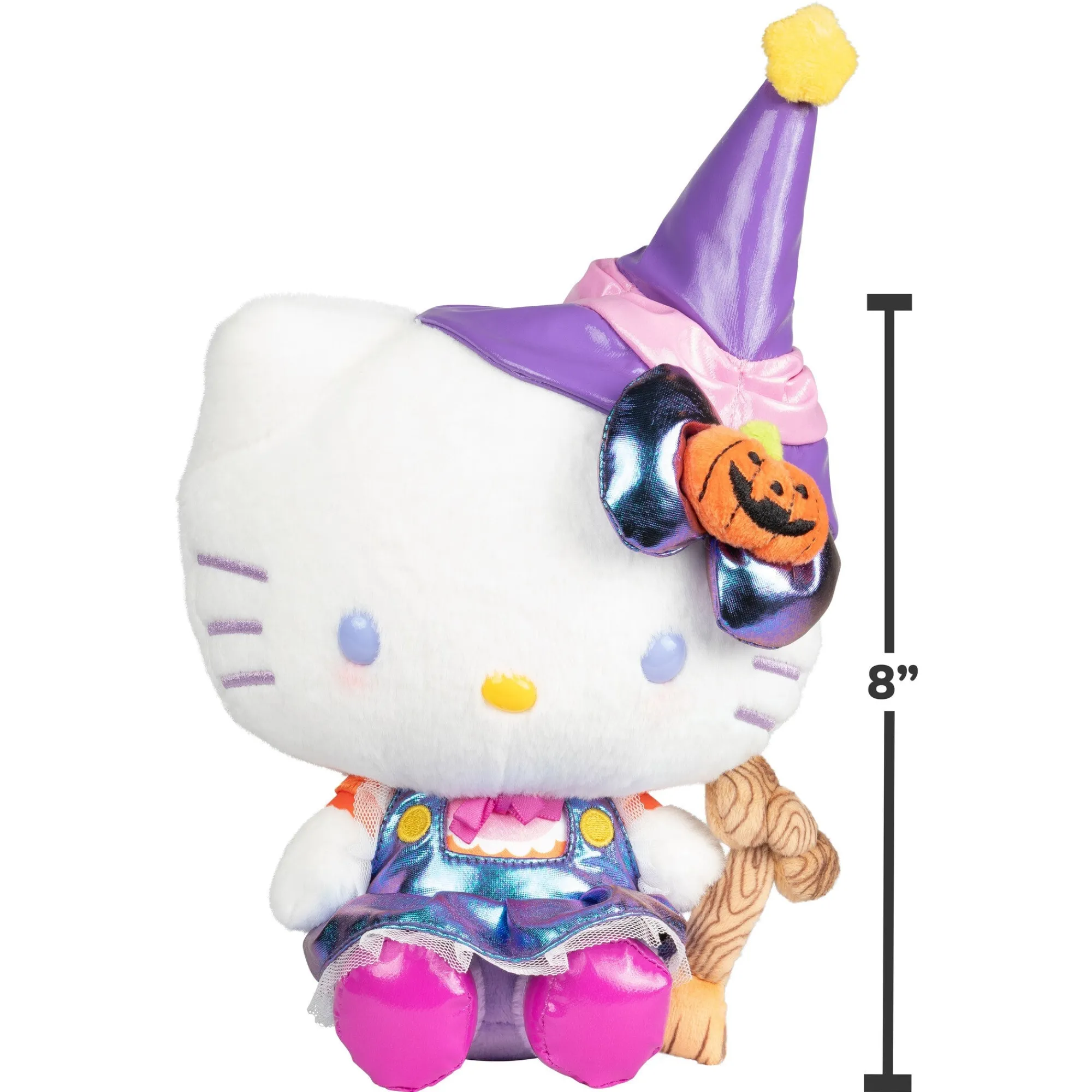 Jazwares Hello Kitty 8" Halloween Witch Plush