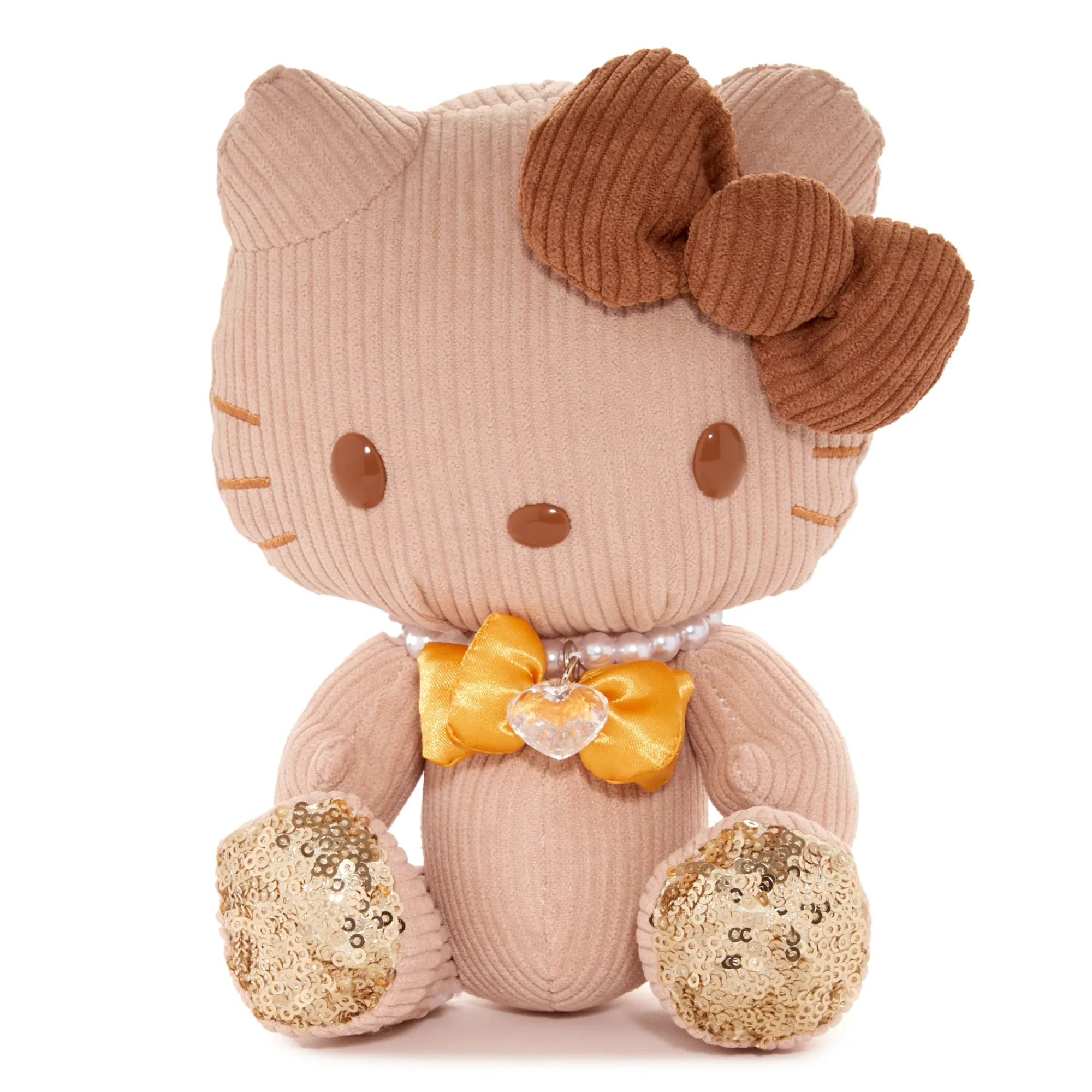 NAKAJIMA CORPORATION Hello Kitty 7" Jewel Plush (Brown)
