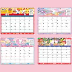 Japan Original Hello Kitty 2025 Monthly Sheet Calendar
