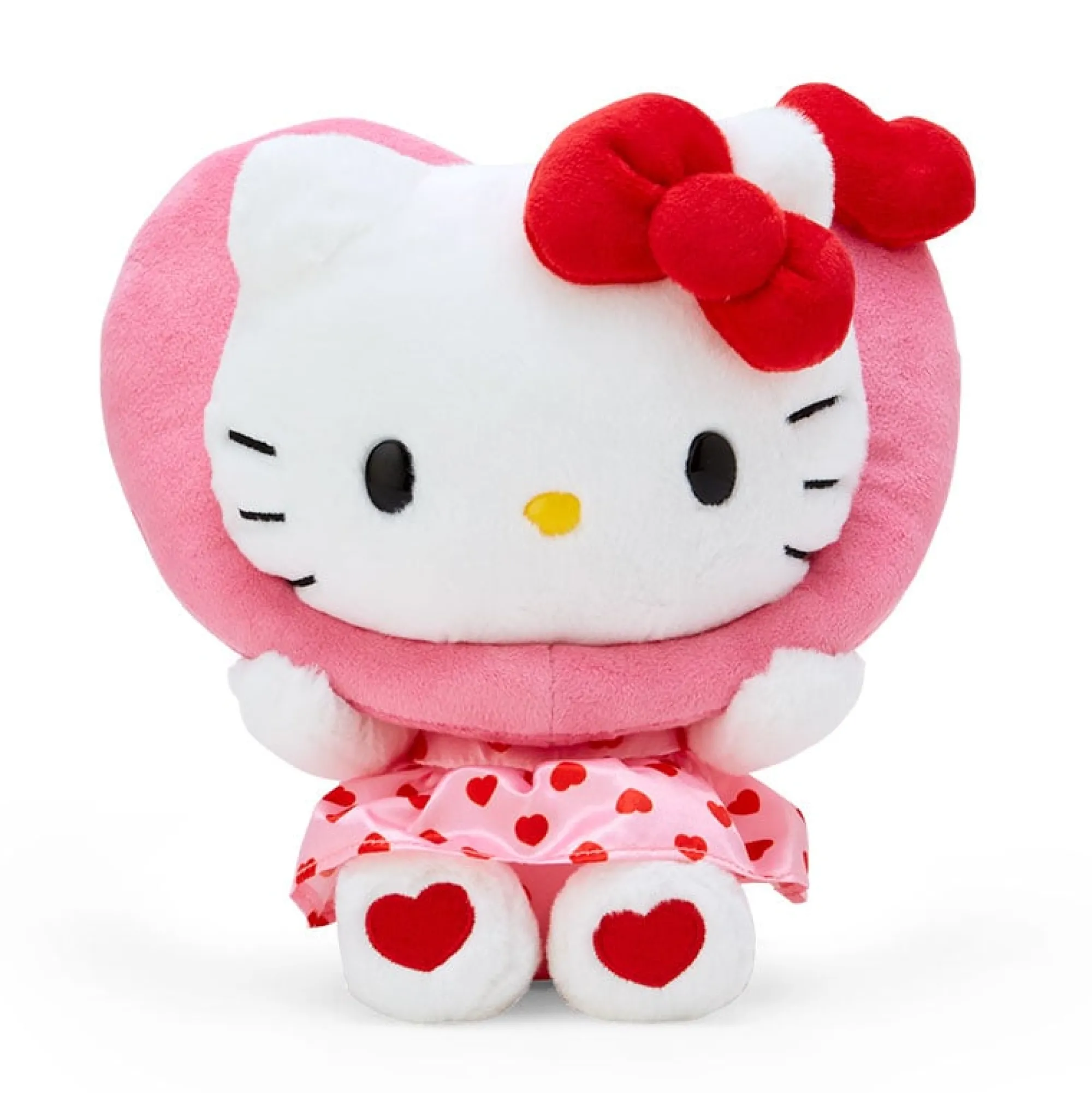 Japan Original Hello Kitty 9" Plush (Big Heart Series)