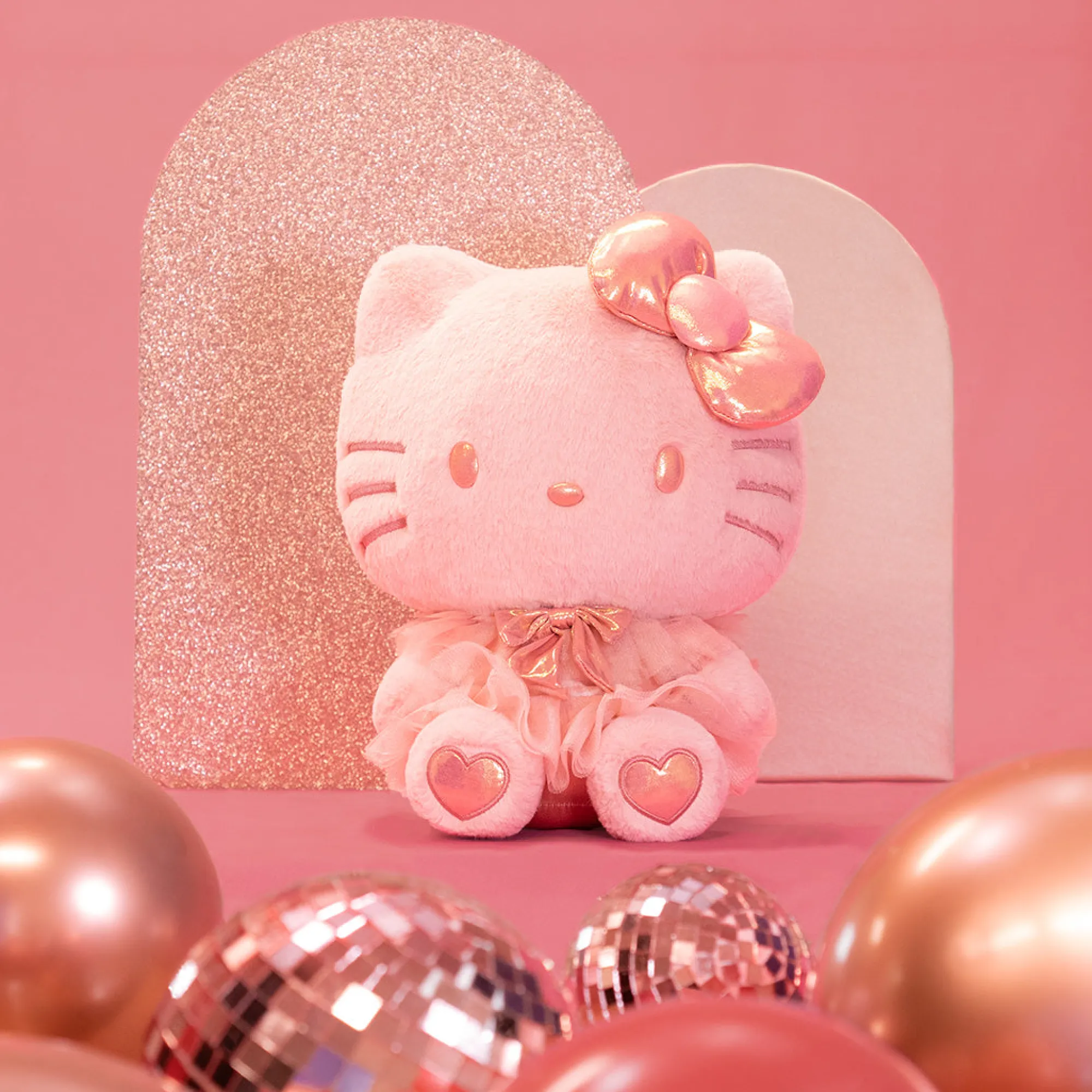 Jazwares Hello Kitty 12" Ultra-Premier Monochrome Plush (Limited Edition)