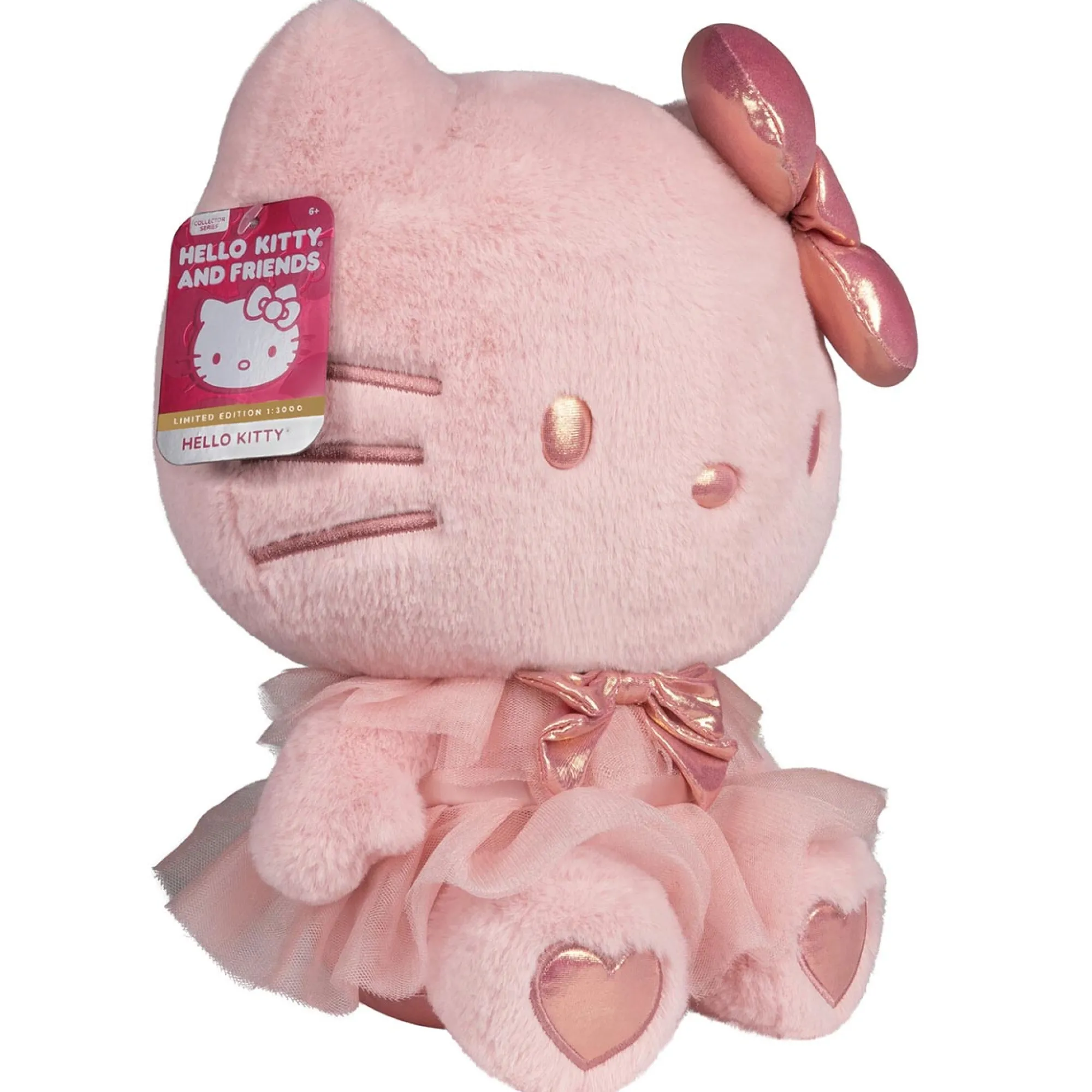 Jazwares Hello Kitty 12" Ultra-Premier Monochrome Plush (Limited Edition)