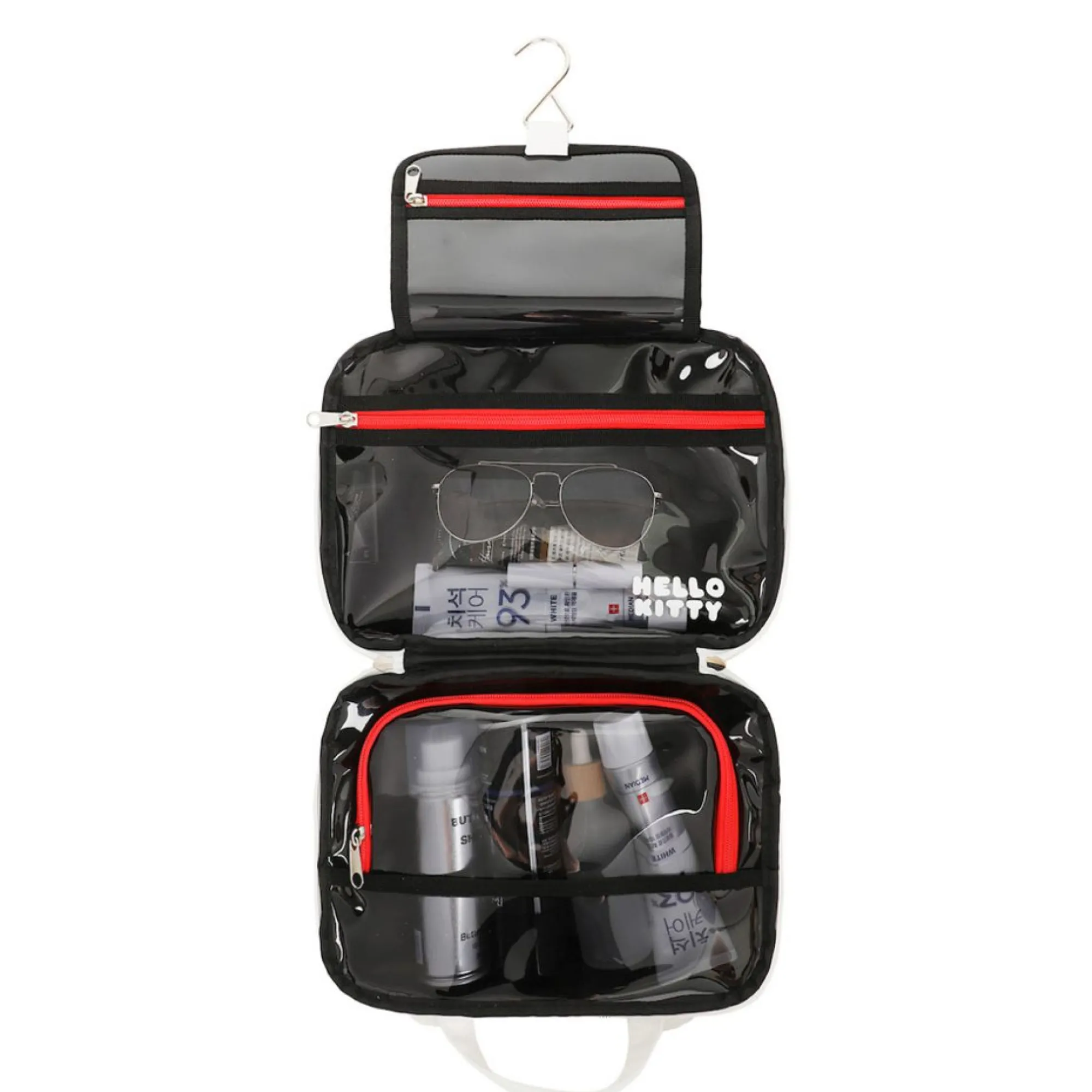 BIOWORLD Hello Kitty All-Over Print Travel Toiletry Bag