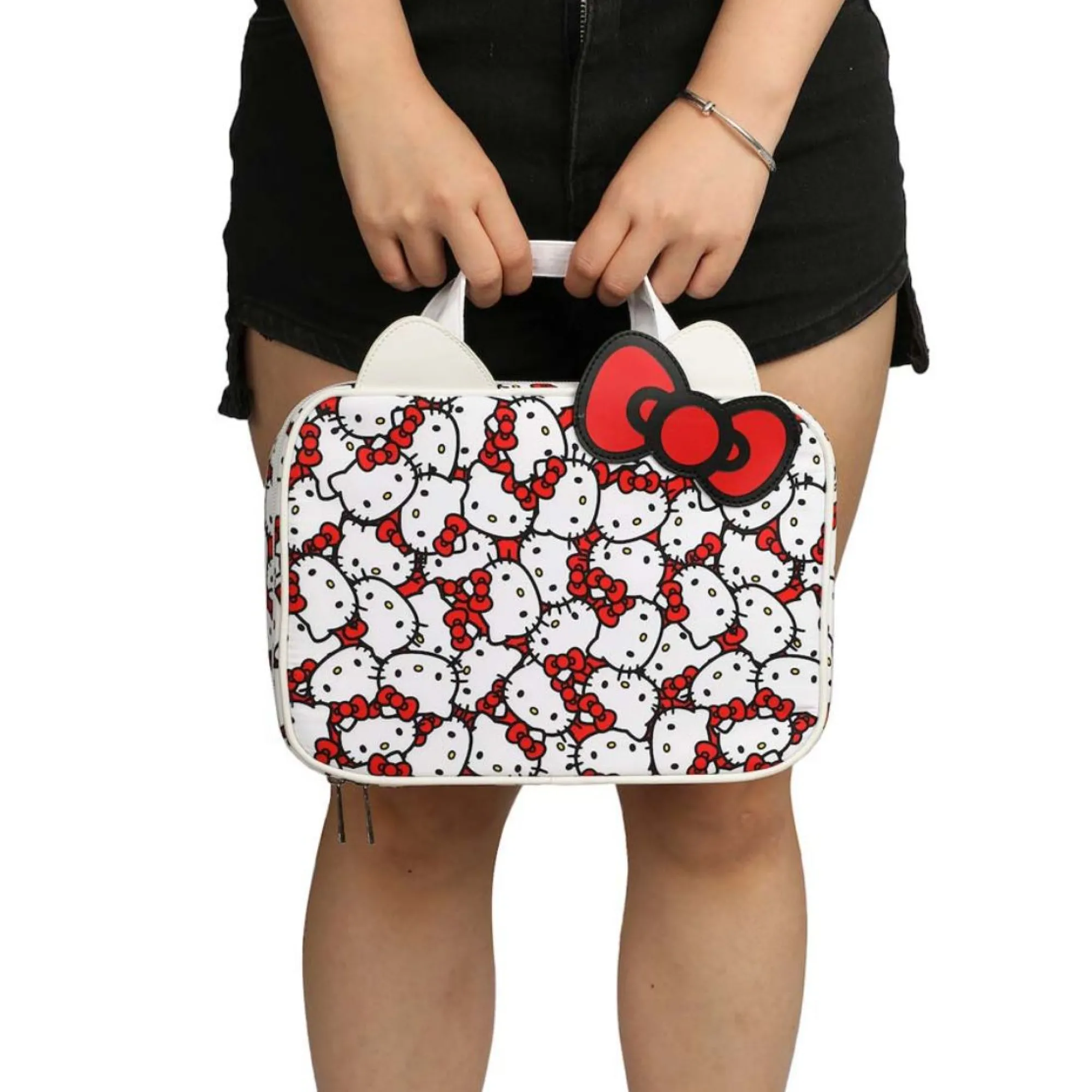 BIOWORLD Hello Kitty All-Over Print Travel Toiletry Bag