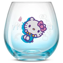 JoyJolt Hello Kitty and Friends Above the Clouds Stemless Glasses (Set of 4)