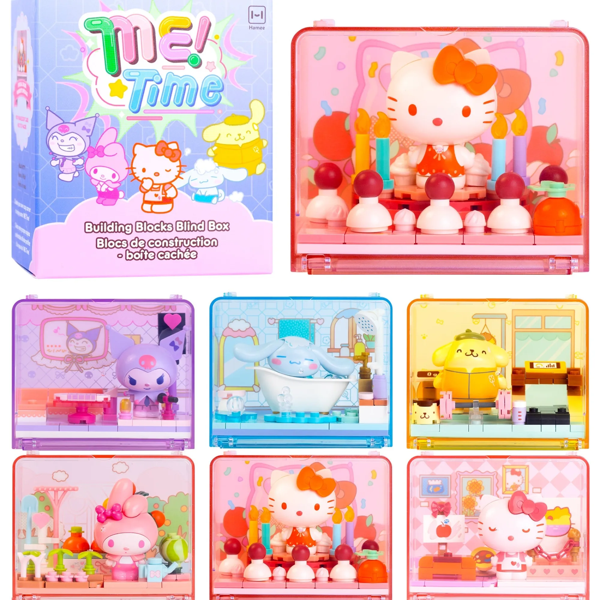 Hamee.com - Hamee US Hello Kitty and Friends Building Blocks Blind Box (Me Time)