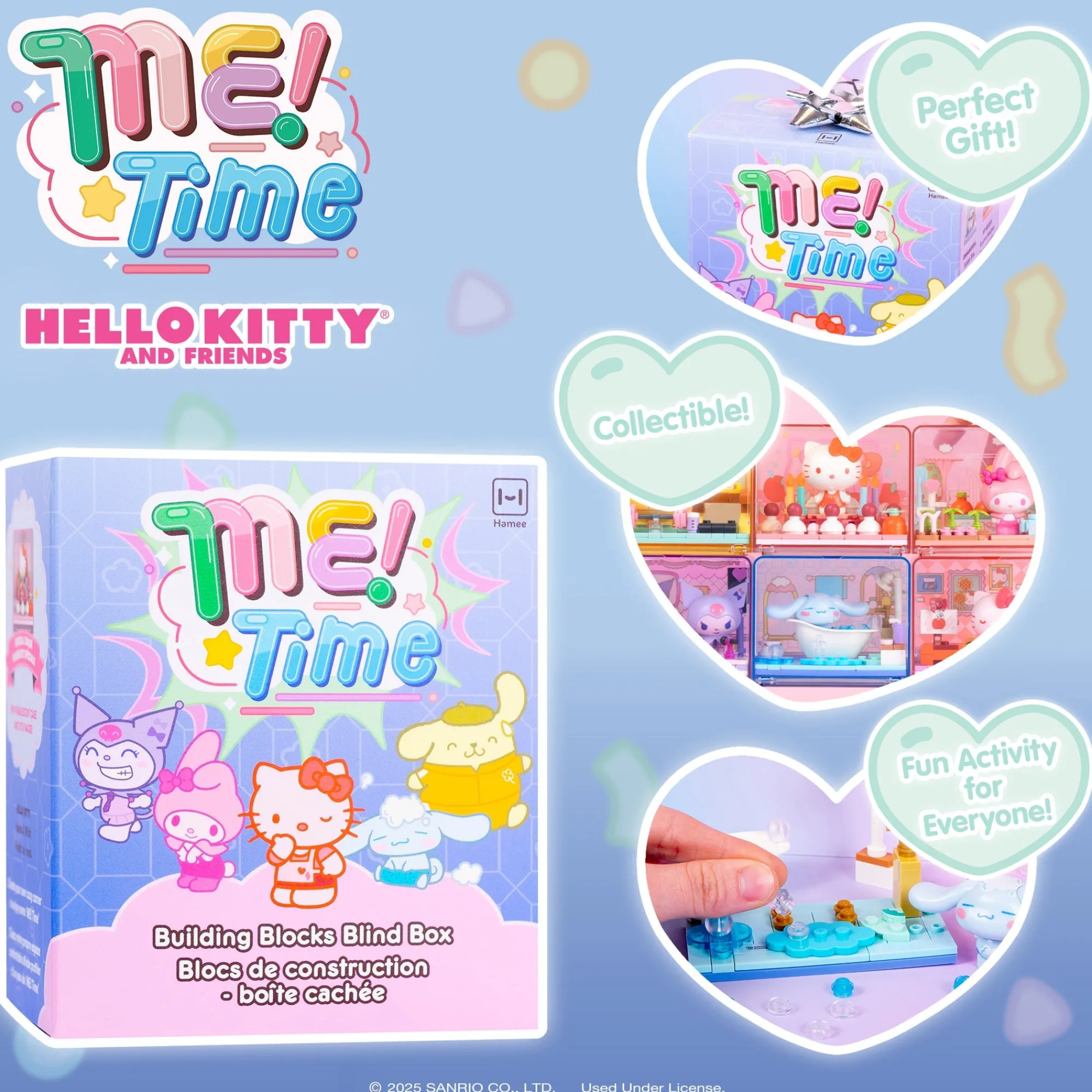 Hamee.com - Hamee US Hello Kitty and Friends Building Blocks Blind Box (Me Time)