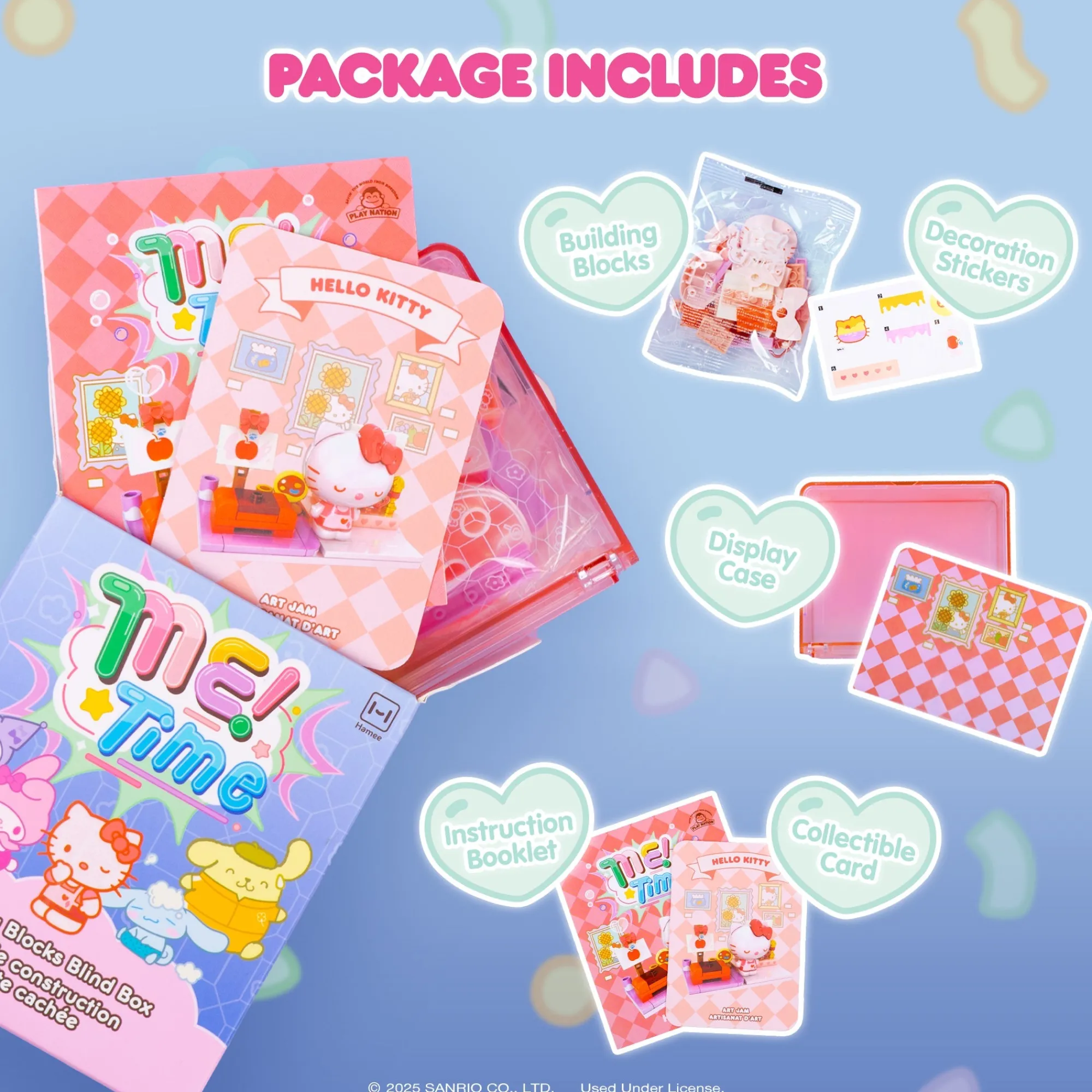 Hamee.com - Hamee US Hello Kitty and Friends Building Blocks Blind Box (Me Time)