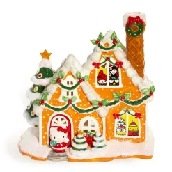 Blue Sky Clayworks Hello Kitty and Friends Ceramic Gingerbread Candle House