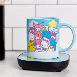 Uncanny Brands Wholesale Hello Kitty and Friends Coffee Mug & Warmer Set