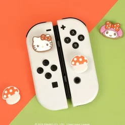 Hamee.com - Hamee US Hello Kitty and Friends Mushroom Nintendo Switch Grip Caps (Hello Kitty + My Melody)