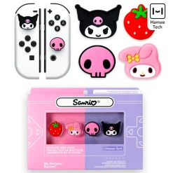 Hamee.com - Hamee US Hello Kitty and Friends Nintendo Switch Grip Caps (Kuromi + My Melody)