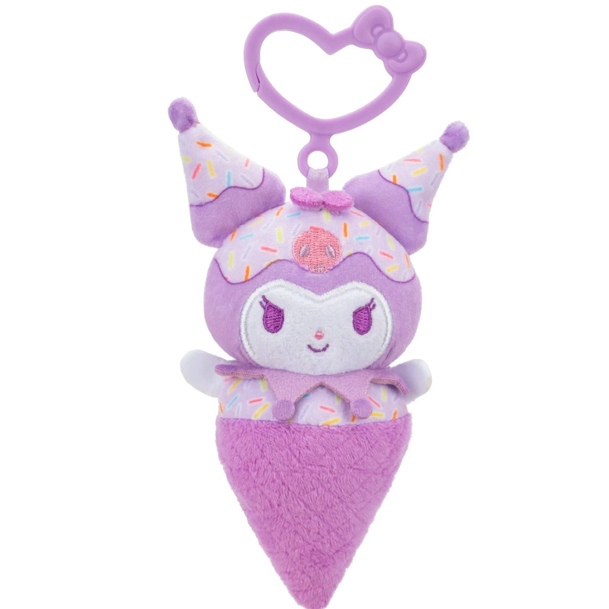 Jazwares Hello Kitty and Friends 4-pc Ice Cream Plush Mascot Keychain Set