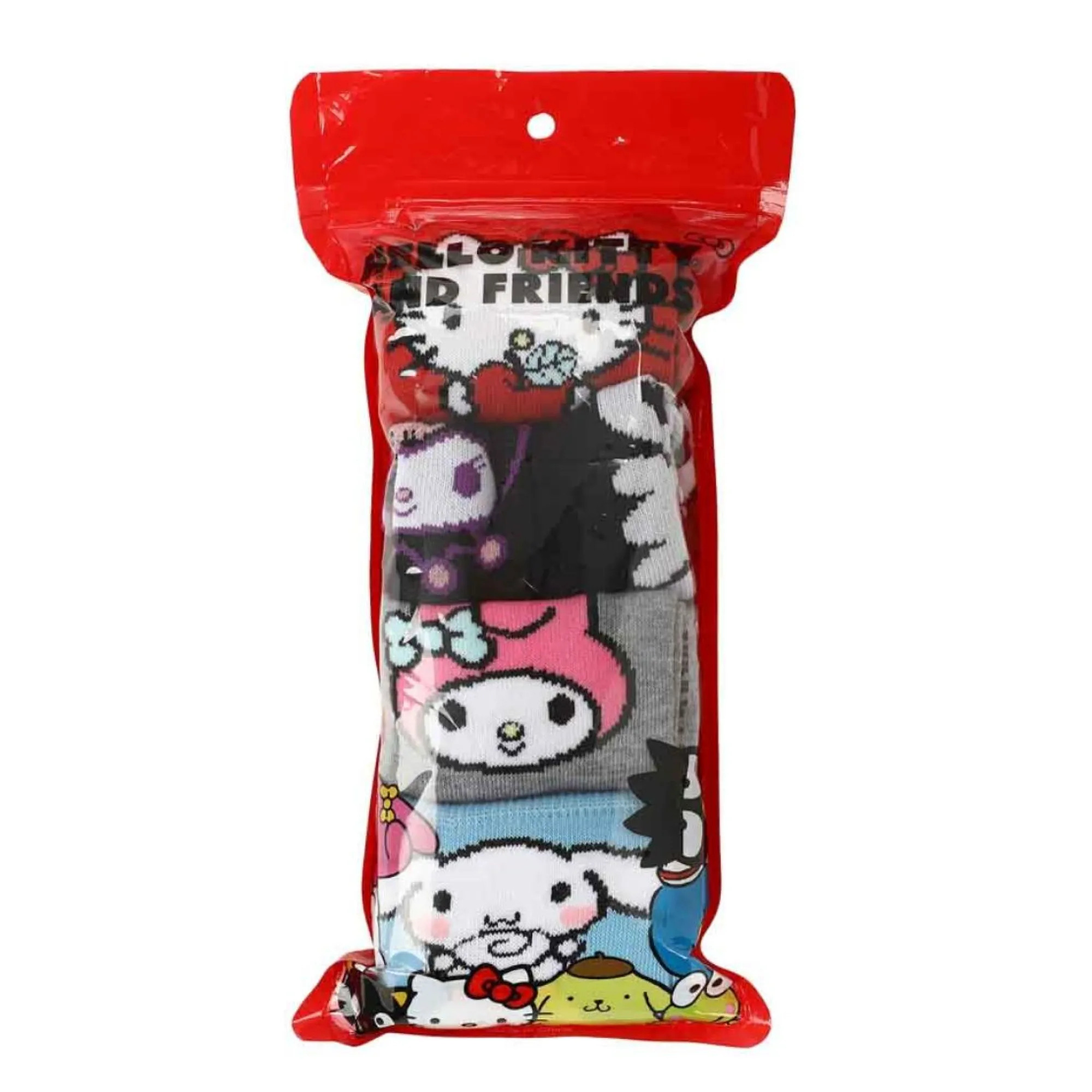 BIOWORLD Hello Kitty and Friends 4-Pc Crew Sock Set