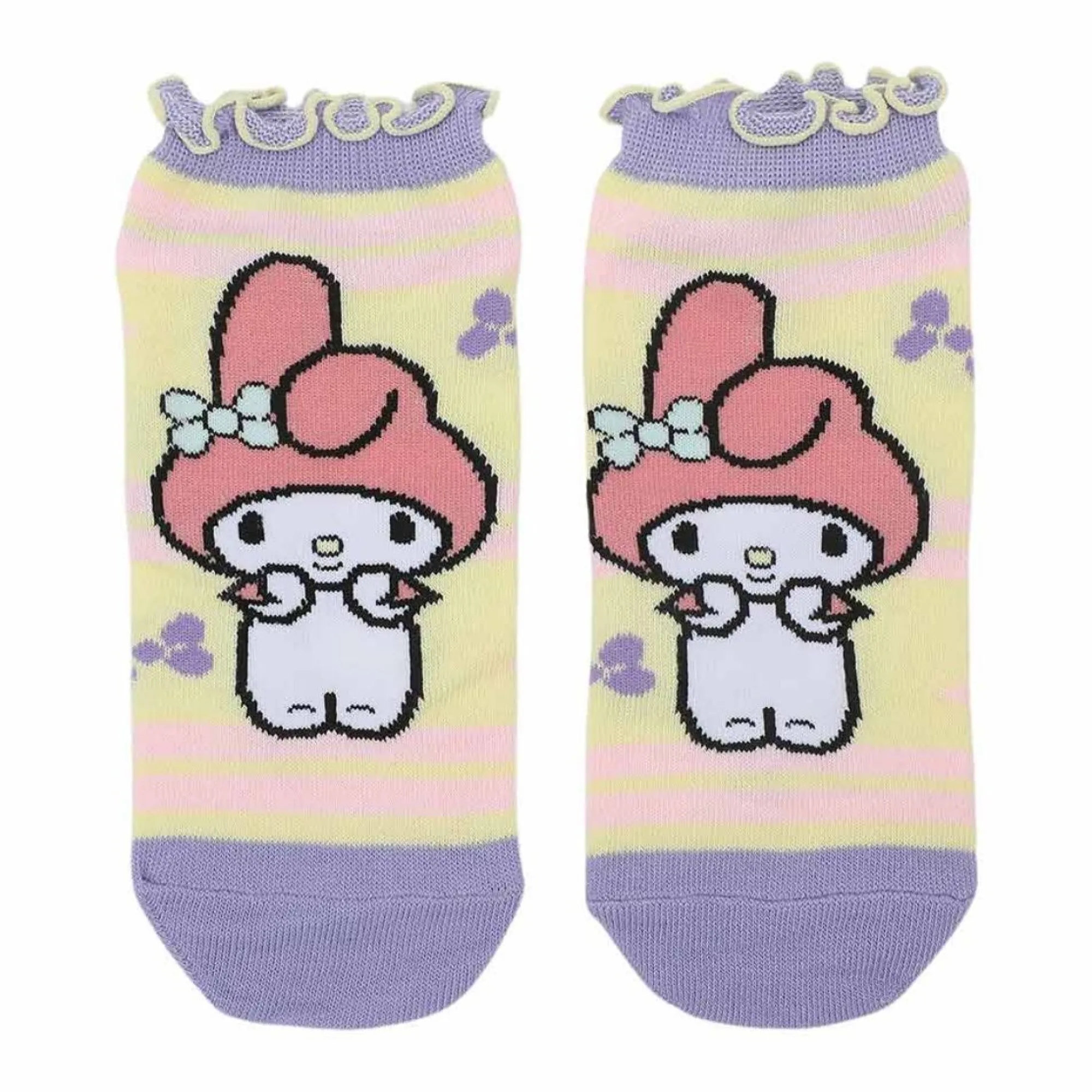 BIOWORLD Hello Kitty and Friends 5-Pc Frilly Ankle Sock Set