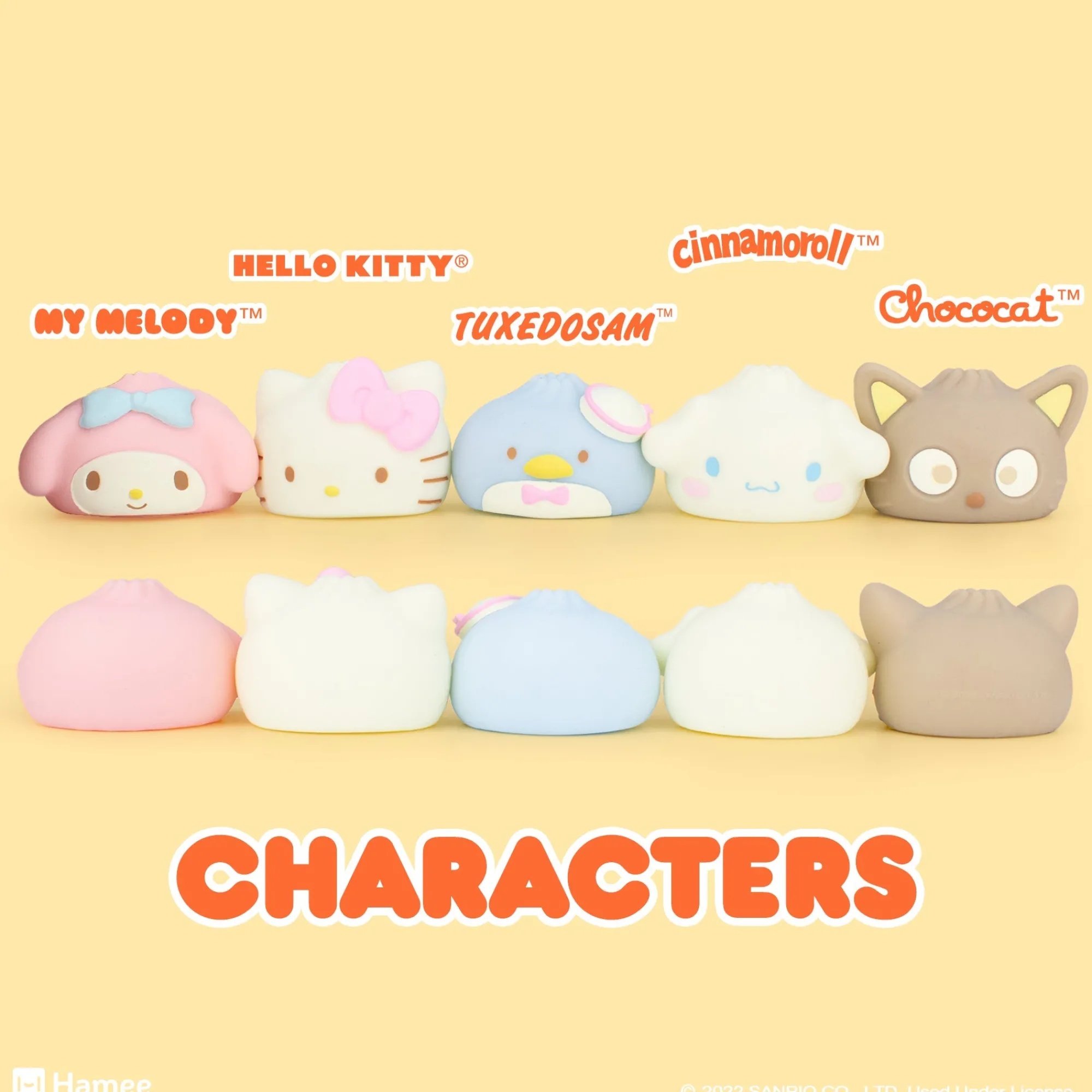 Hamee.com - Hamee US Hello Kitty and Friends Steamed Bun Capsule Squishies (Series 3)