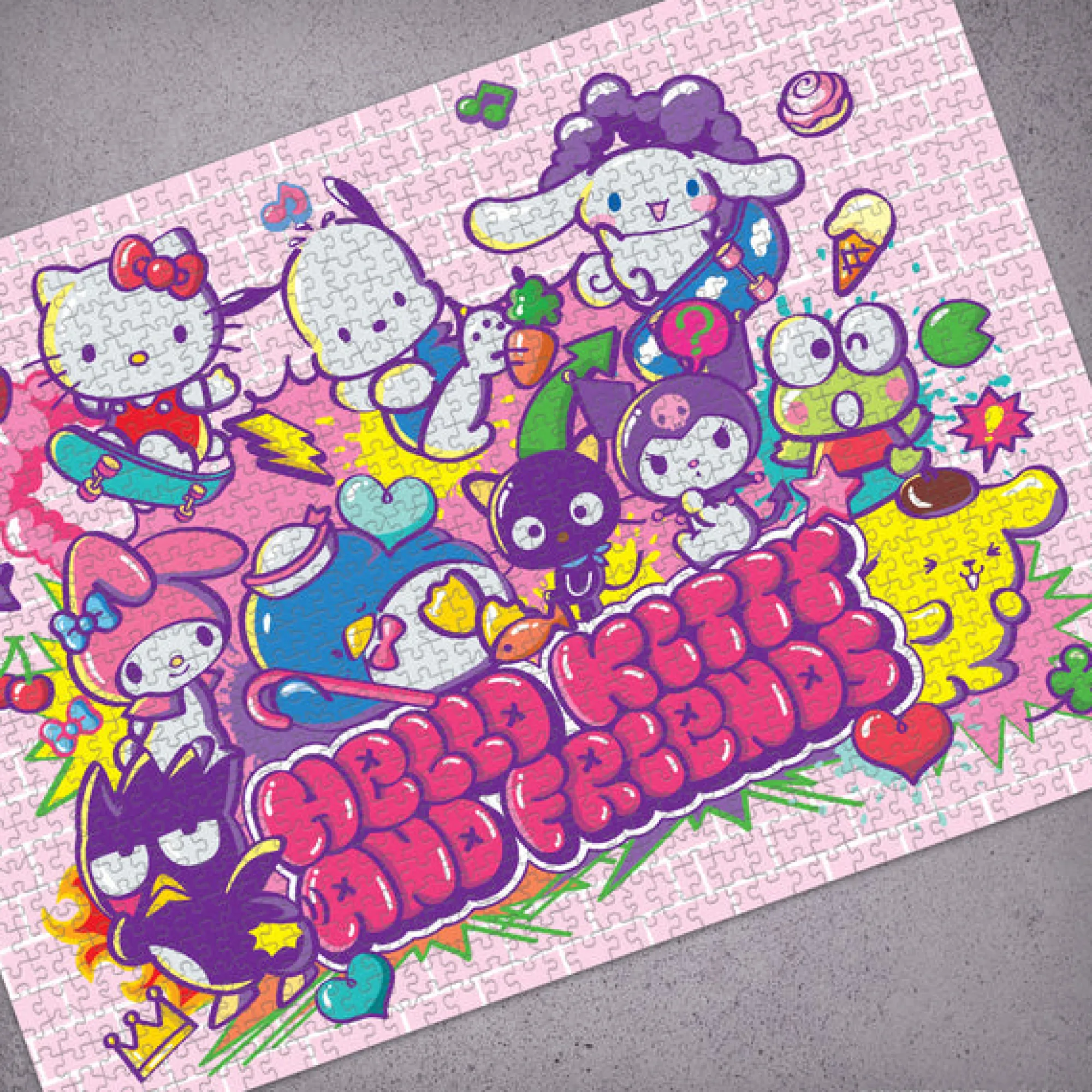 USAopoly Inc Hello Kitty and Friends Tokyo Skate 1000-Pc Puzzle