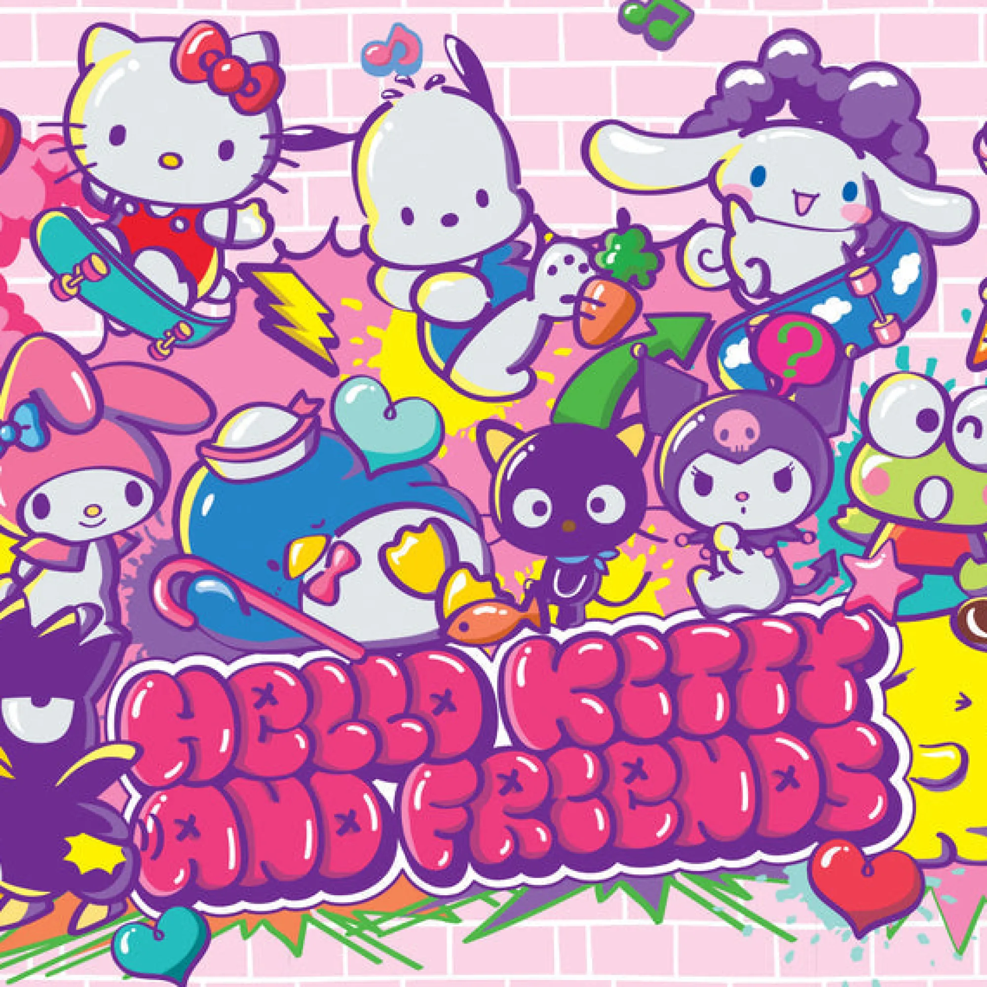USAopoly Inc Hello Kitty and Friends Tokyo Skate 1000-Pc Puzzle