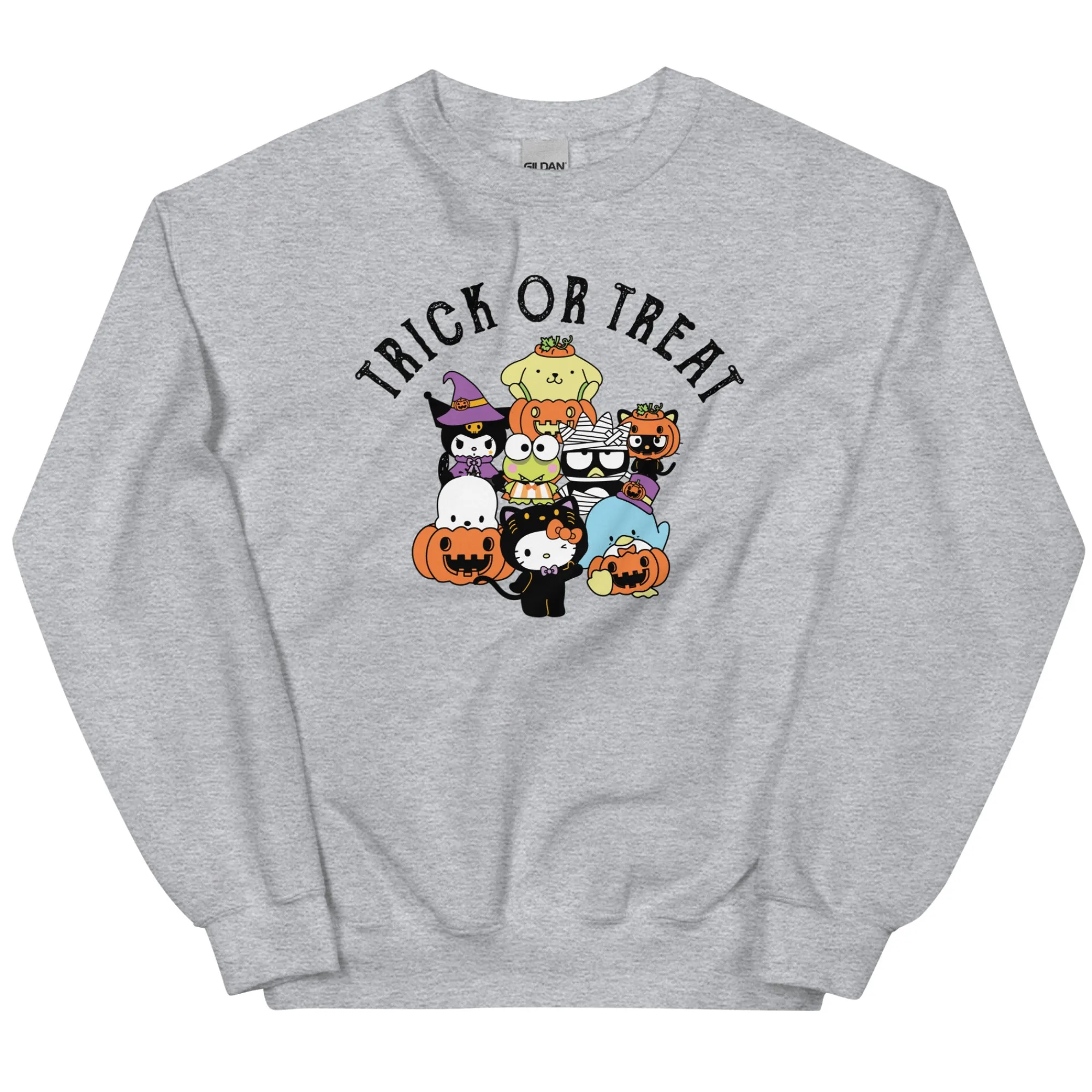 Printful Hello Kitty and Friends Trick or Treat Classic Crewneck