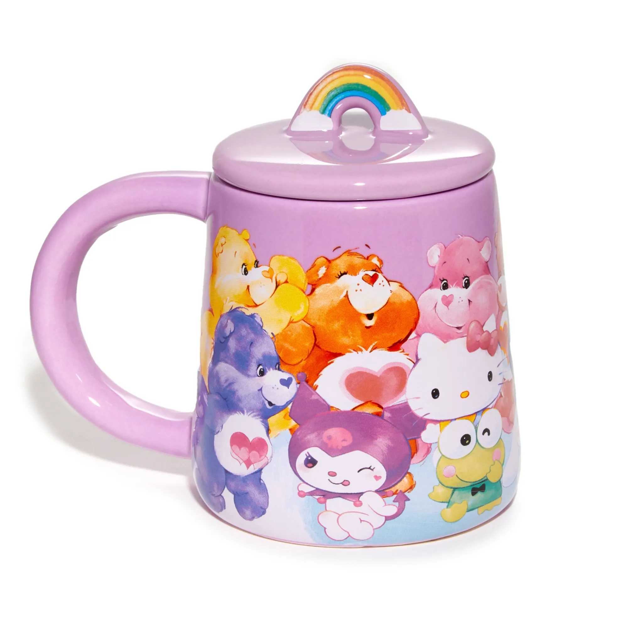 BIOWORLD Hello Kitty and Friends x Care Bears Lidded Mug