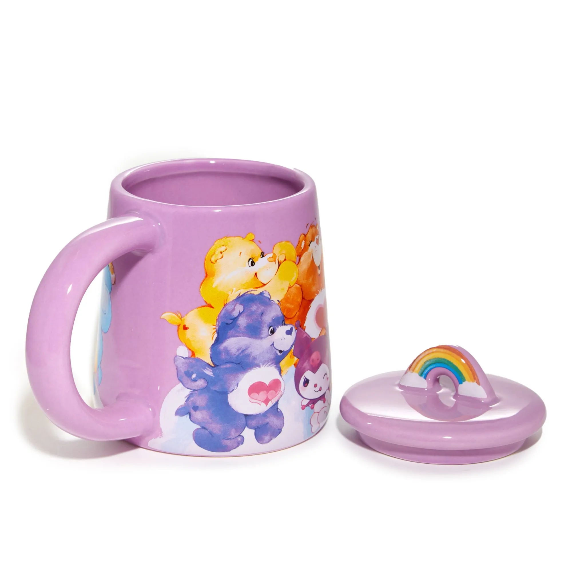 BIOWORLD Hello Kitty and Friends x Care Bears Lidded Mug