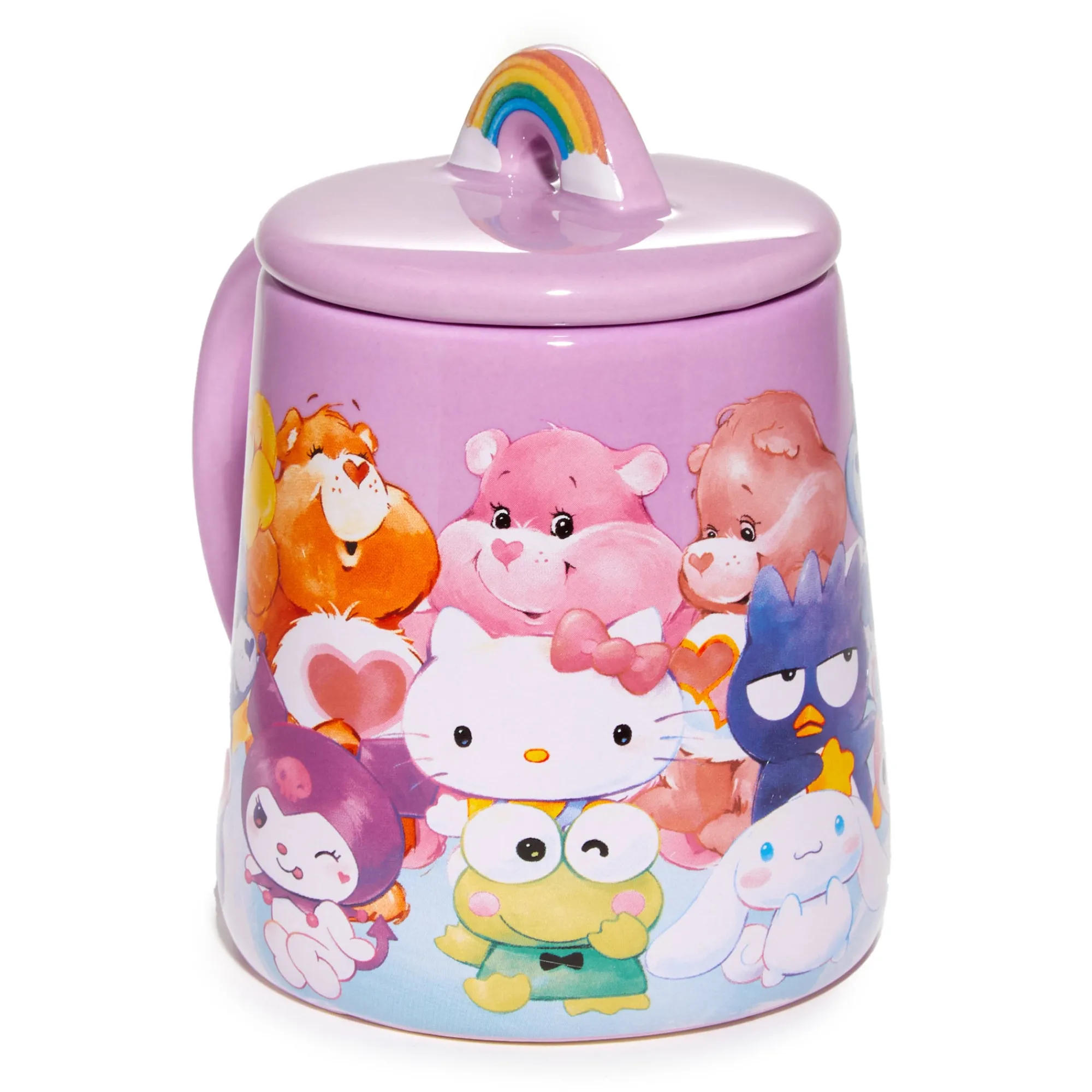 BIOWORLD Hello Kitty and Friends x Care Bears Lidded Mug