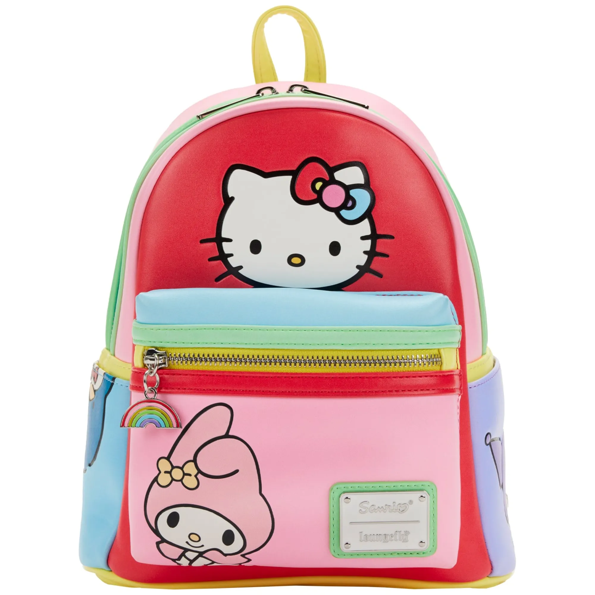 Loungefly Hello Kitty and Friends x Color-Block Mini Backpack