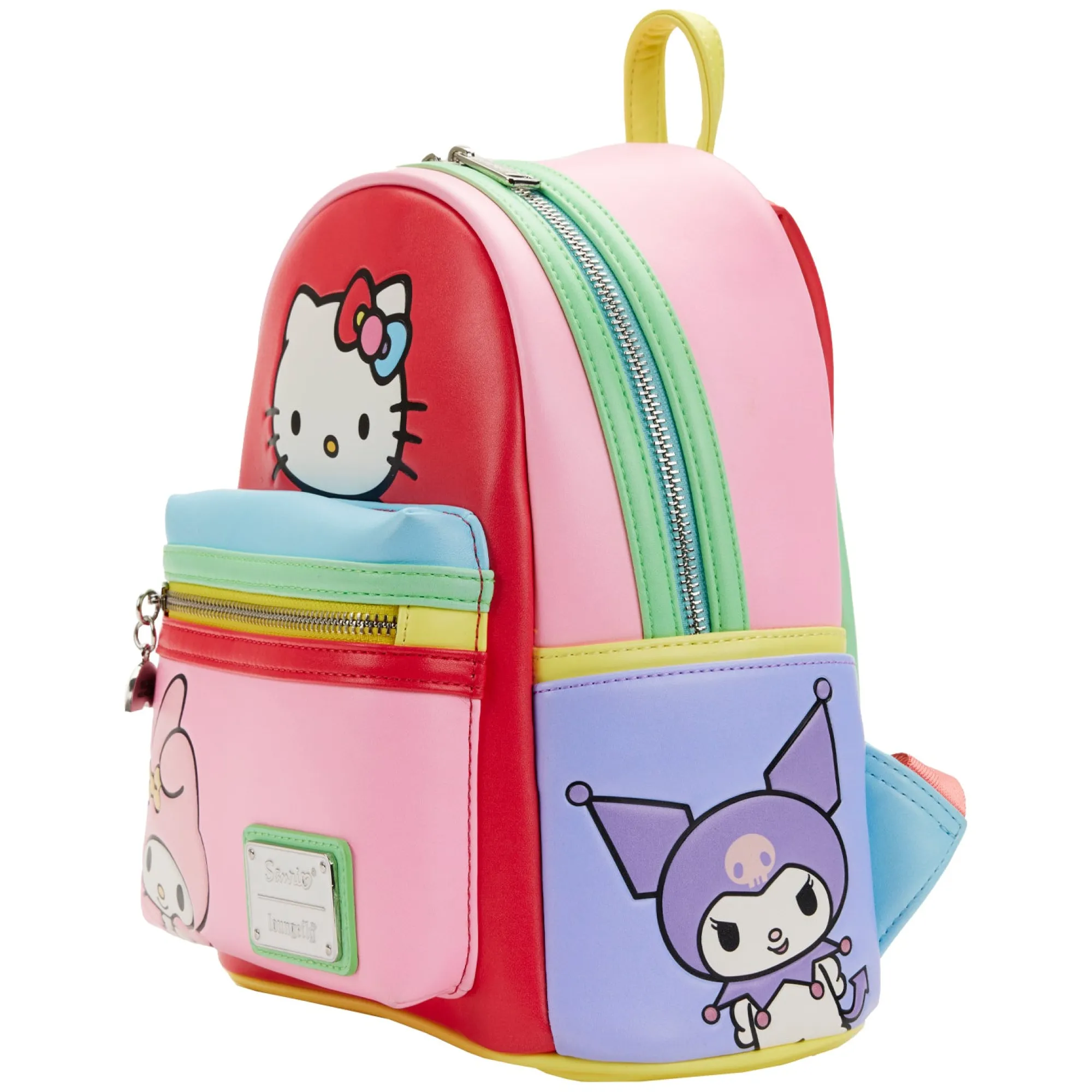 Loungefly Hello Kitty and Friends x Color-Block Mini Backpack
