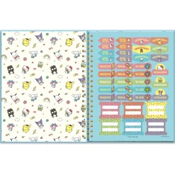 Studio Oh! Hello Kitty and Friends x College Letters Blue Extra-Large Spiral Notebook