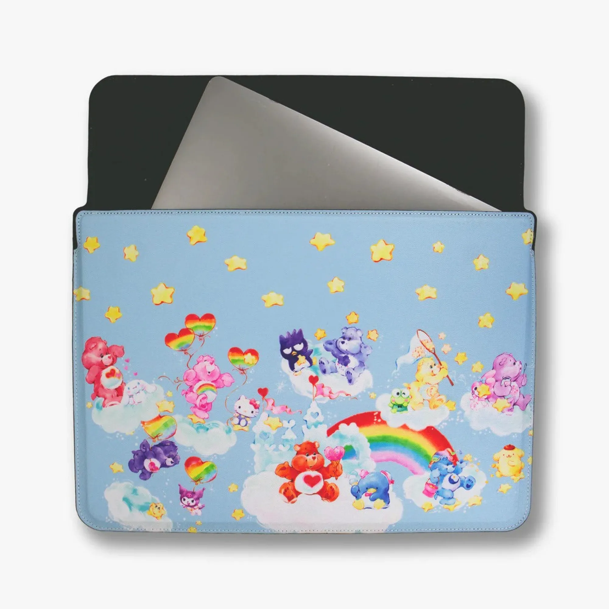 BySonix Inc. Hello Kitty and Friends x Care Bears 15" Foldable Laptop Sleeve