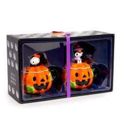 Blue Sky Clayworks Hello Kitty and Kuromi Pumpkin Ceramic Mugs Gift Set