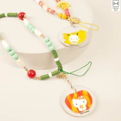 Hamee.com - Hamee US Hello Kitty Apple Beaded Charm Mobile Phone Wrist Strap