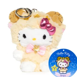 NAKAJIMA CORPORATION Hello Kitty Aries Plush Keychain Mascot (Zodiac Series)