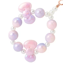 Japan Original Hello Kitty Beaded Bag Charm 50th Anniv. (Fashionable Ribbons Series)