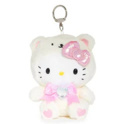 NAKAJIMA CORPORATION Hello Kitty Birthstone Mascot Keychain (Jun-Pearl)