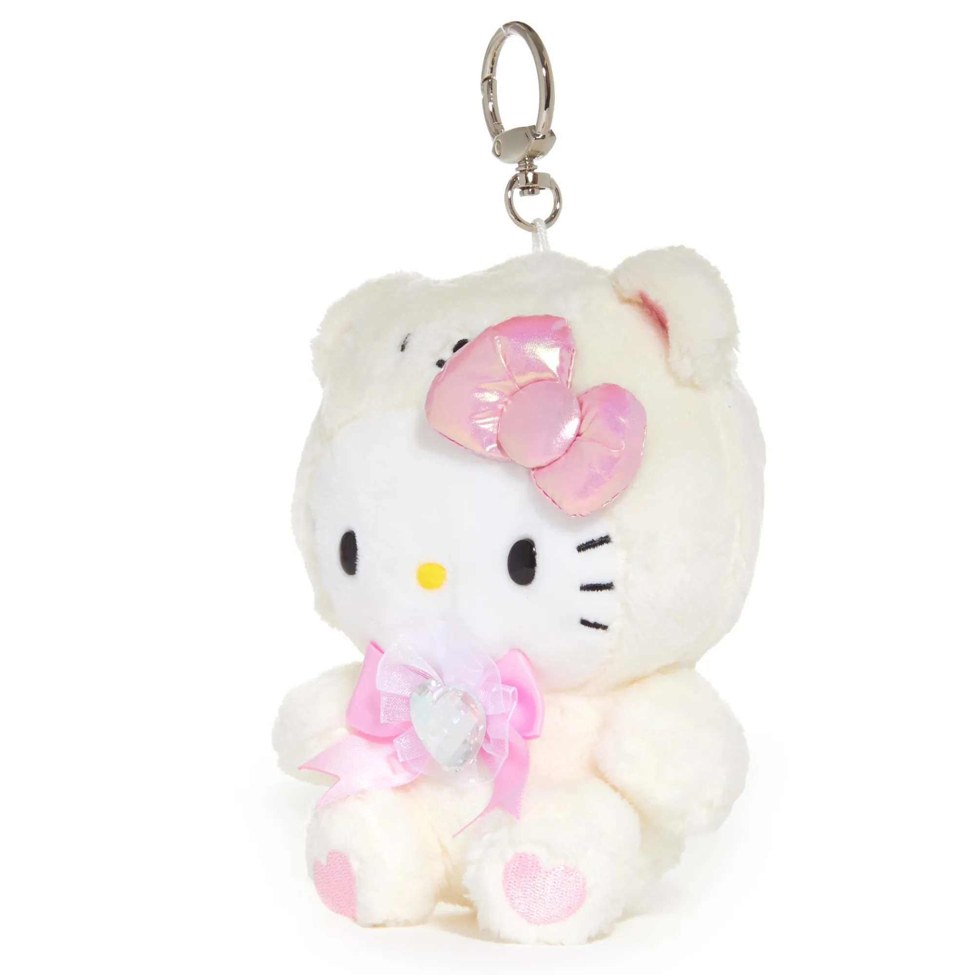 NAKAJIMA CORPORATION Hello Kitty Birthstone Mascot Keychain (Jun-Pearl)