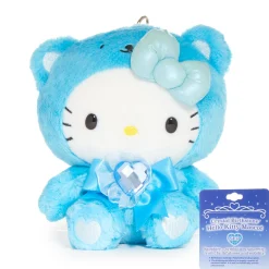 NAKAJIMA CORPORATION Hello Kitty Birthstone Mascot Keychain (Sept-Sapphire)